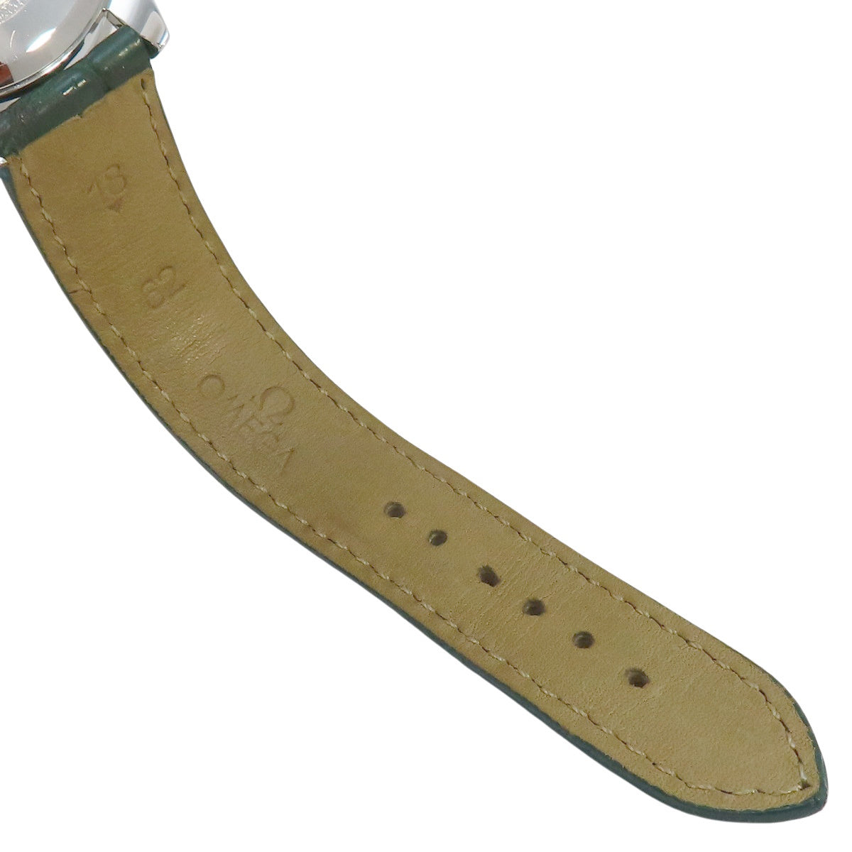 超霸系列日期显示腕表 3811.70.26 精钢/皮革表带 绿色 自动上链男士腕表