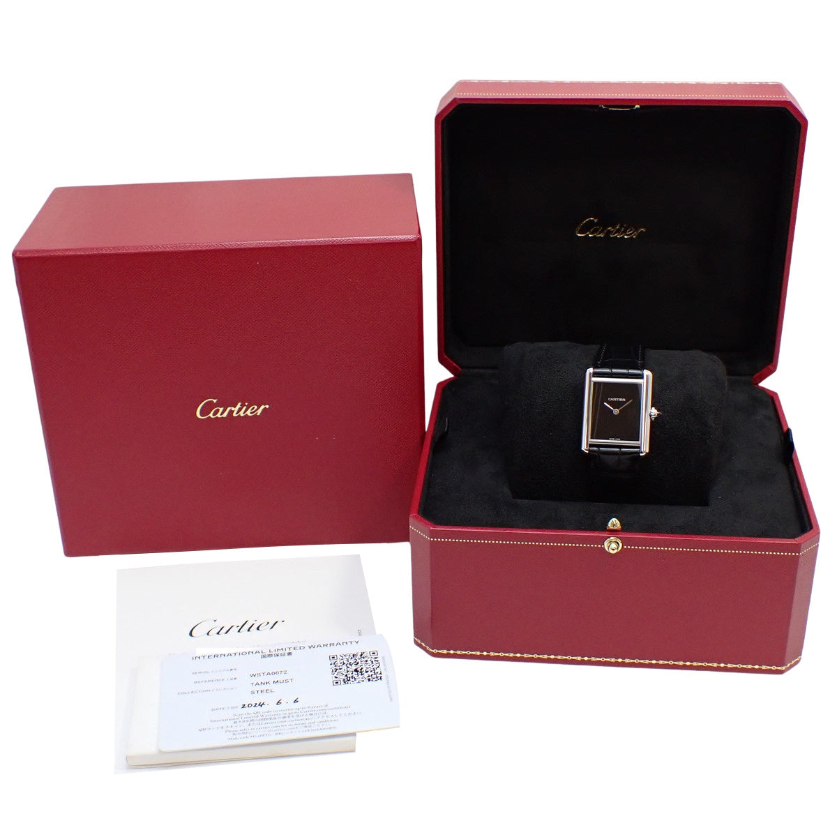 タンク マスト LM WSTA0072 SS ブラック クオーツ メンズ