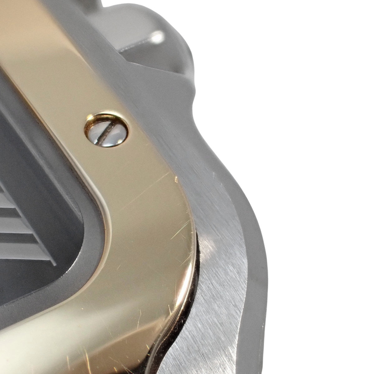 Santos de Cartier Watch LM W2SA0030 YG/SS Black Automatic Men's