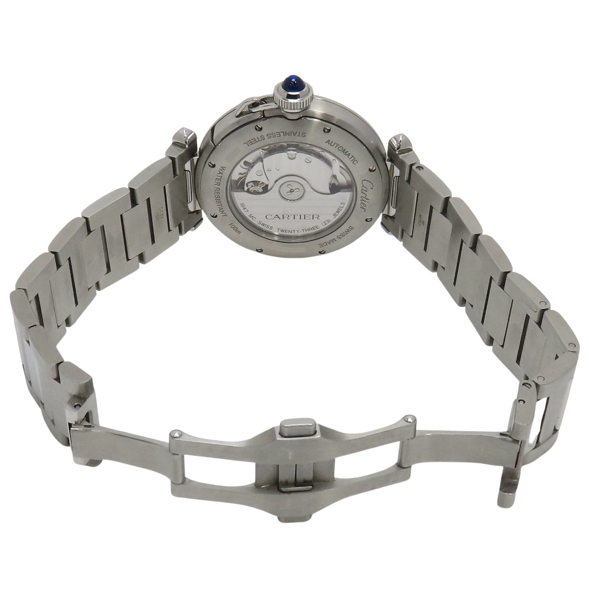 Pasha de Cartier WSPA0009 SS Silver Automatic Men's Watch