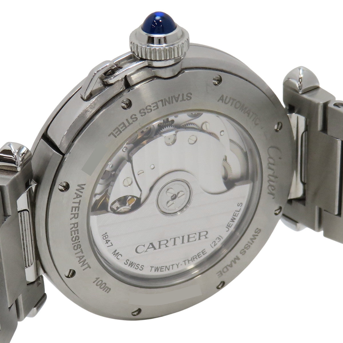 Pasha de Cartier WSPA0009 SS Silver Automatic Men's Watch