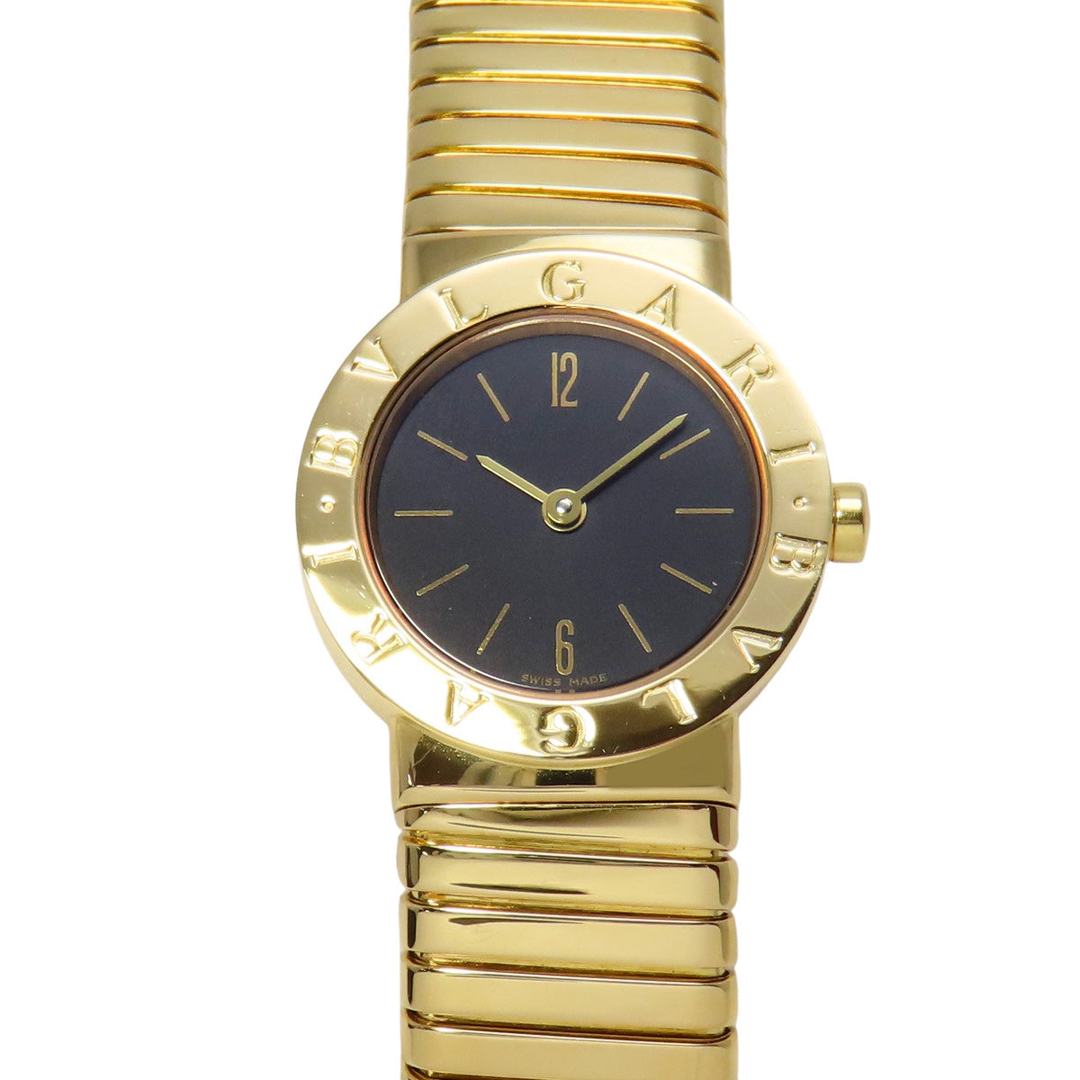 Bvlgari Bvlgari Tubogas BB232T YG Black Quartz Women's