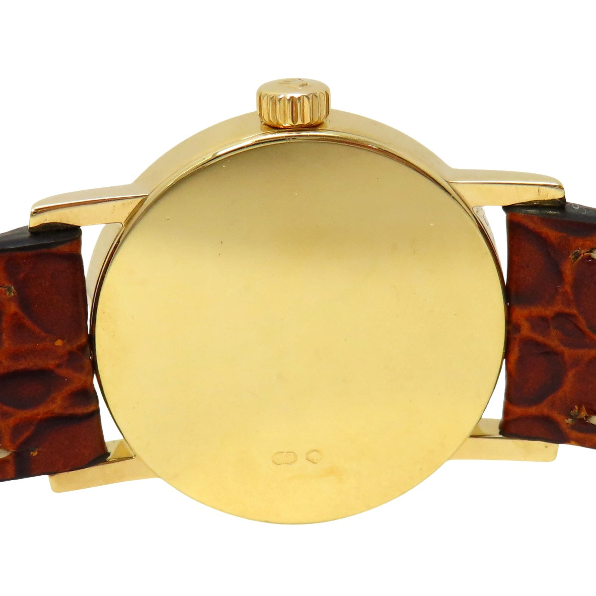 チェリーニ 6110/8 YG/革 A番 ホワイト クオーツ レディース