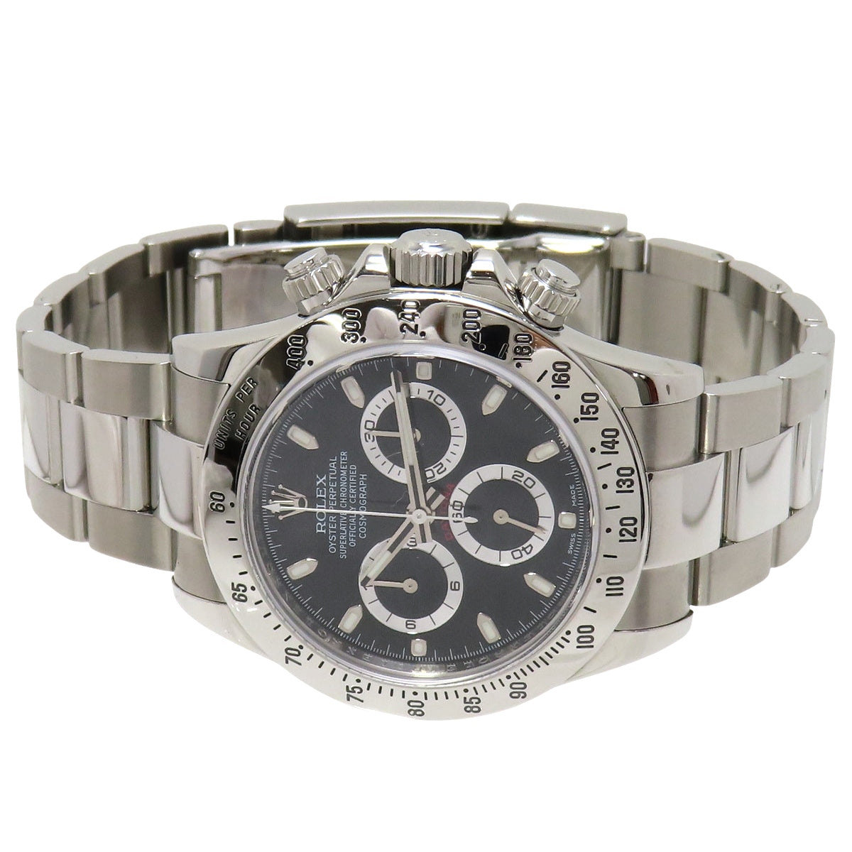 Daytona 116520 SS 随机编号黑色自动男士腕表