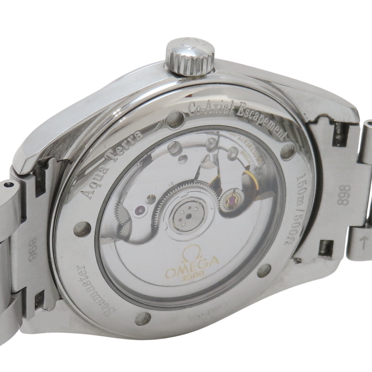 シーマスター アクアテラ 丸井限定 2503.60 SS レッド 自動巻き メンズ