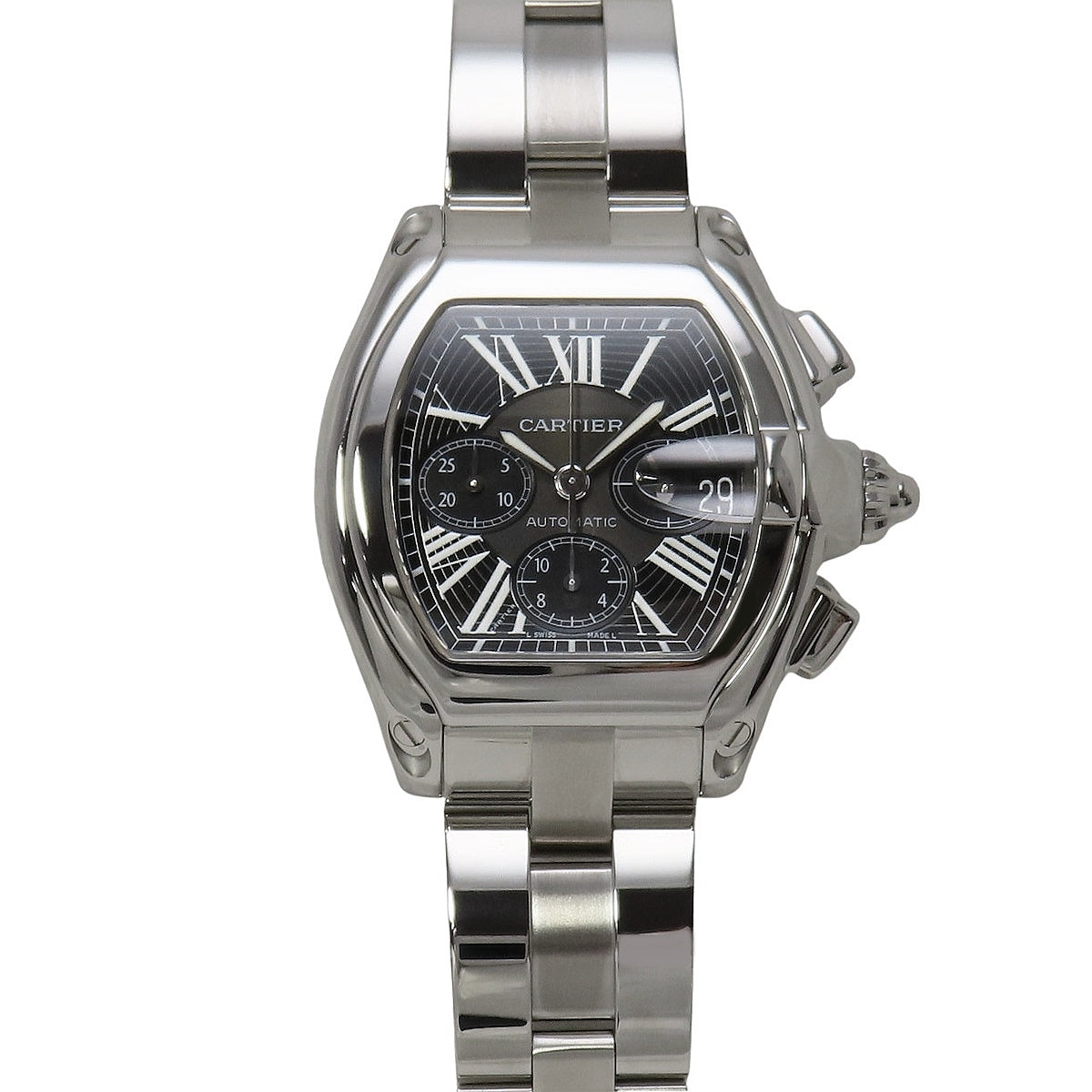 Roadster Chrono W62020X6 SS Black Automatic Men's
