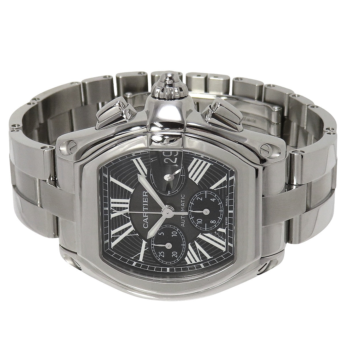 Roadster Chrono W62020X6 SS Black Automatic Men's