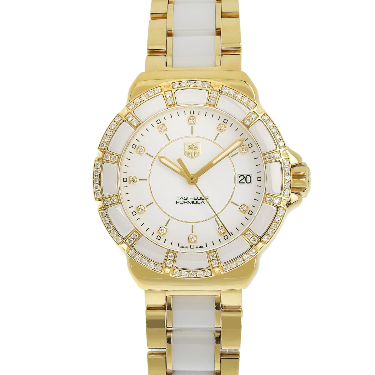 Formula 1 WAH1222.BB0866 CE×GP 钻石表圈/11P 钻石刻度石英女表