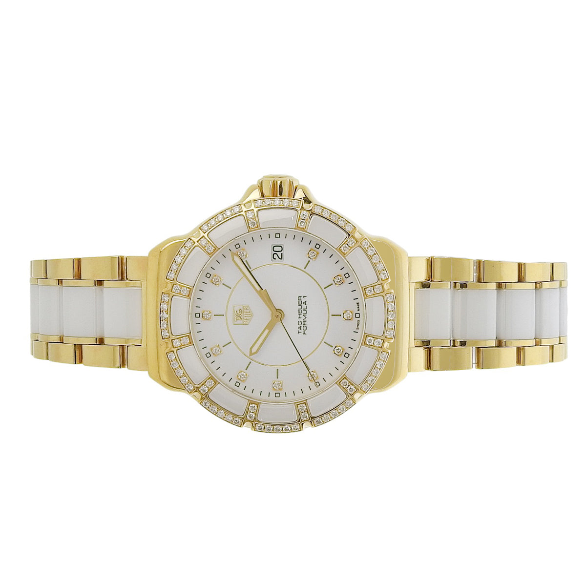 Formula 1 WAH1222.BB0866 CE×GP 钻石表圈/11P 钻石刻度石英女表