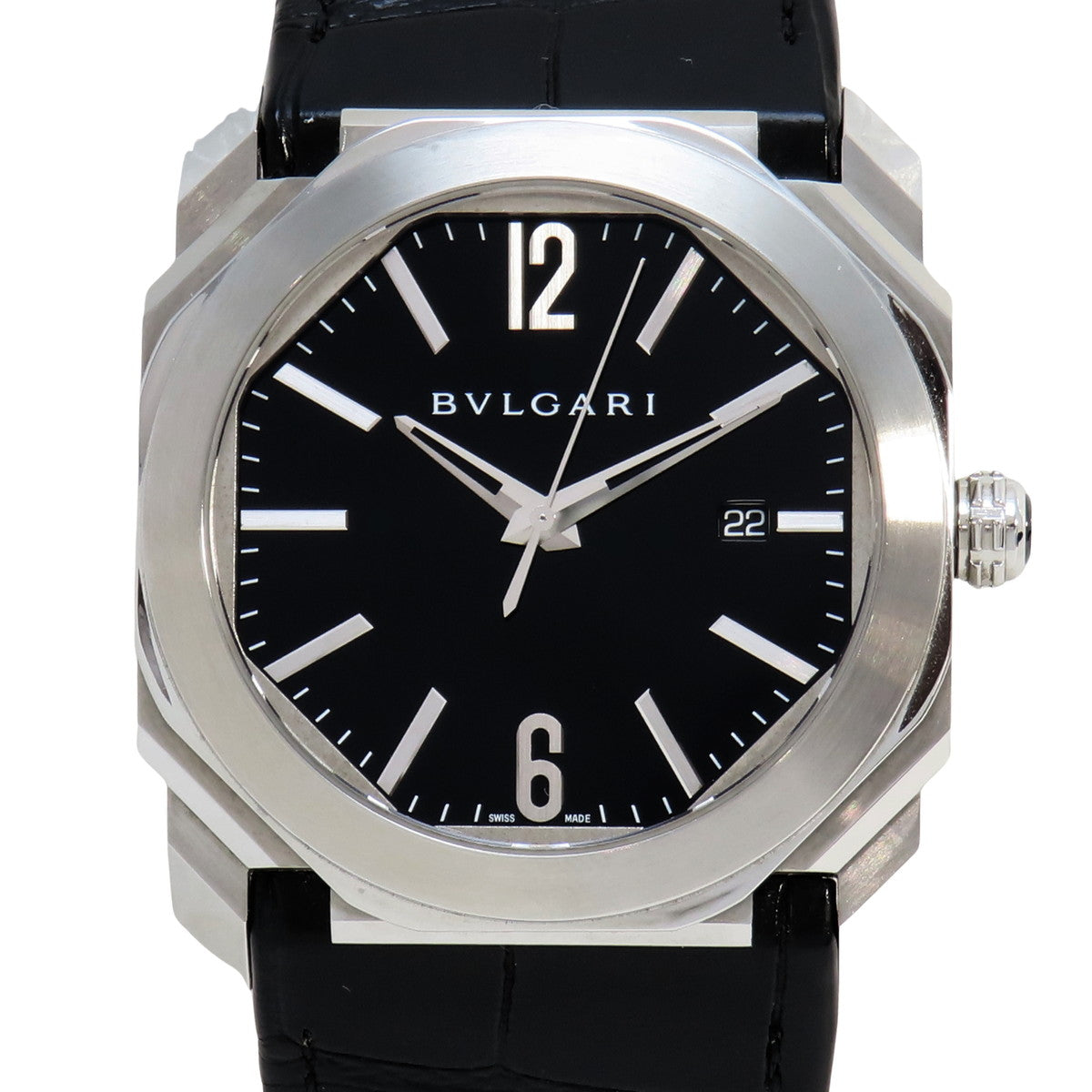 Octo BGO41S SS Black Automatic Men's Watch