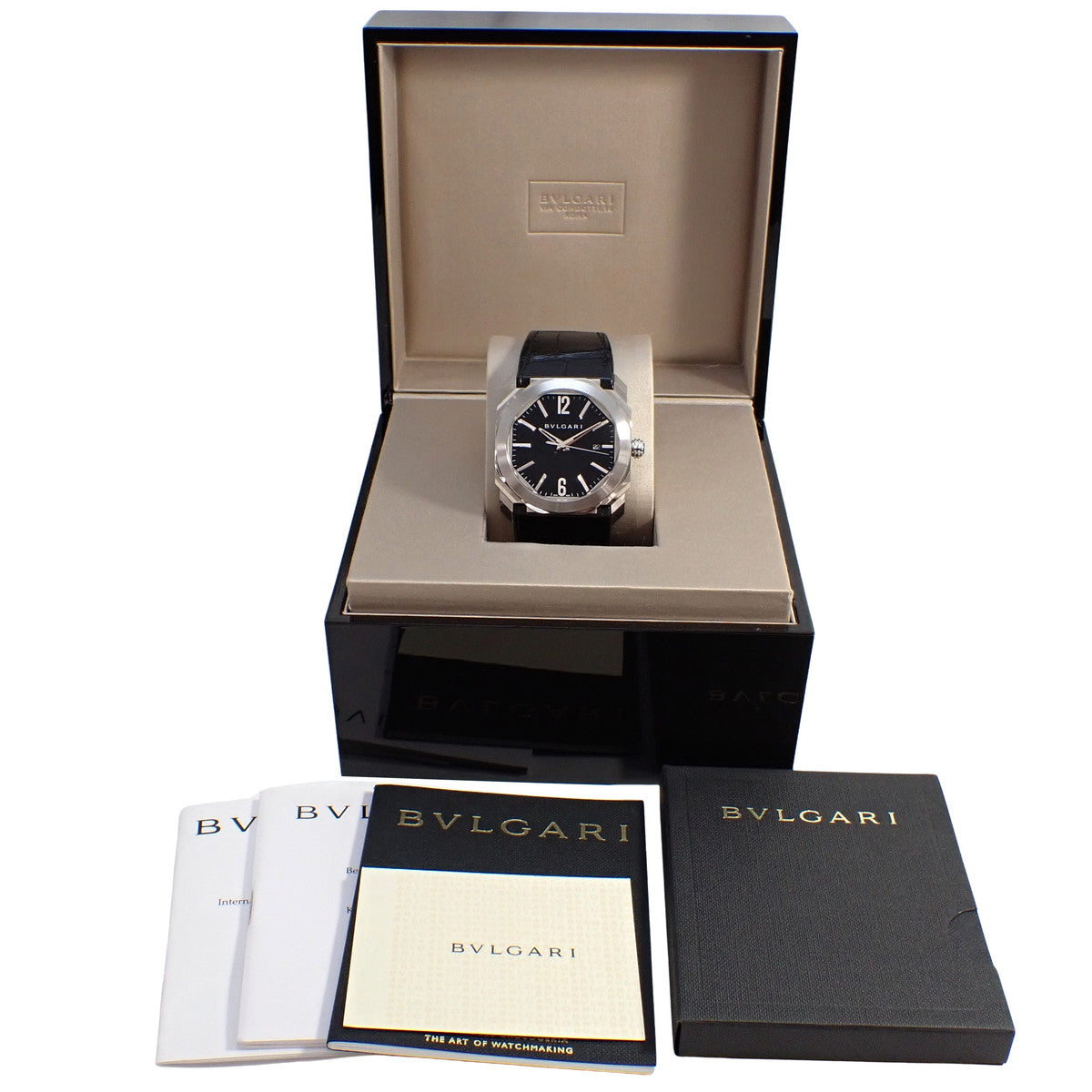 Octo BGO41S SS Black Automatic Men's Watch