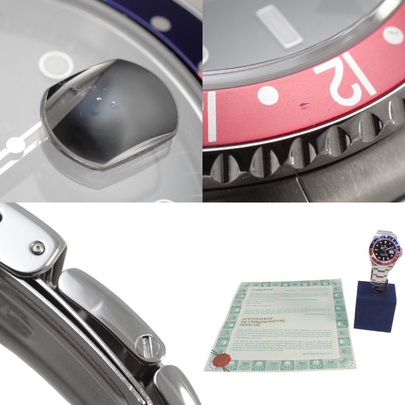 GMT-Master 16700 SS S-number Black Automatic Men's