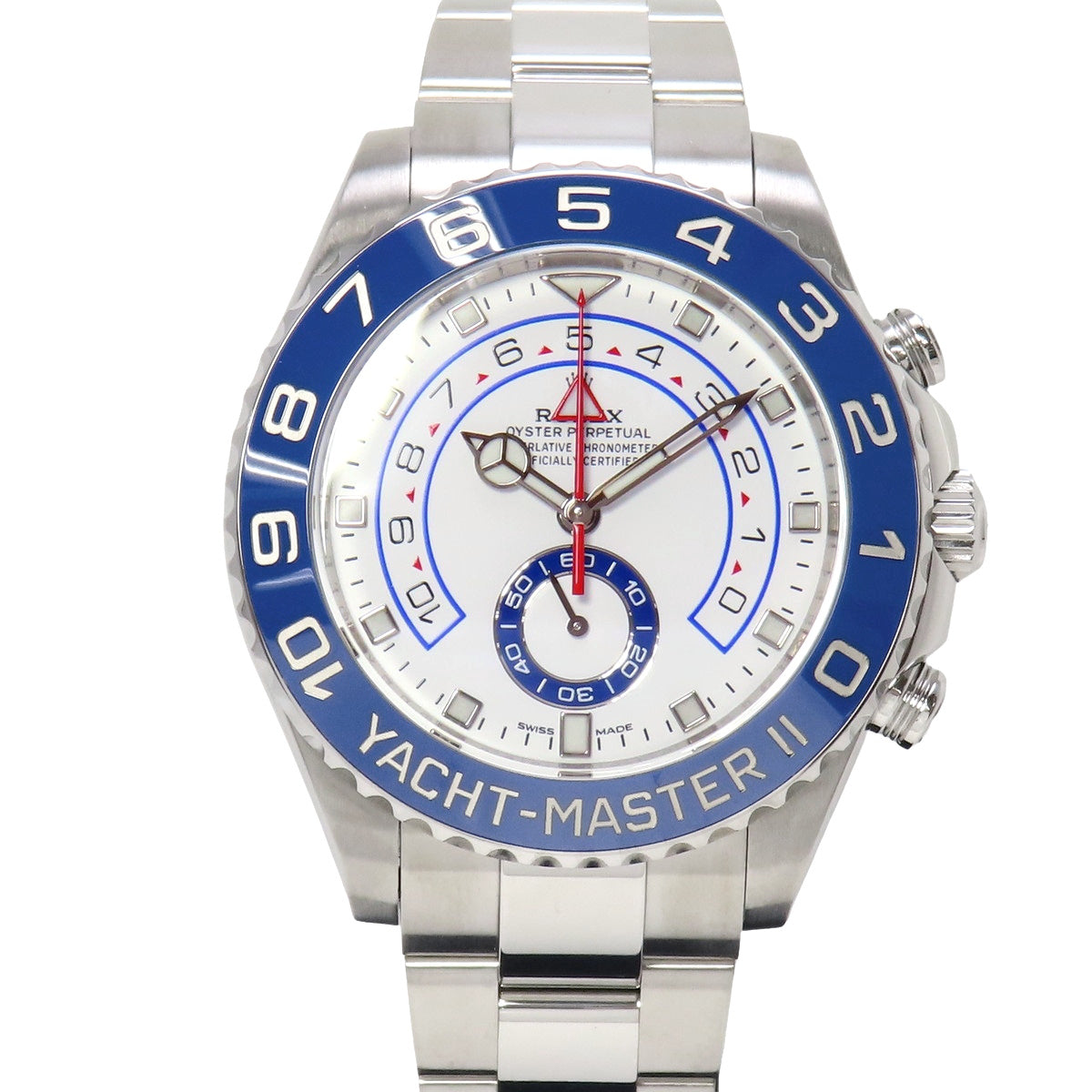 Yacht-Master II 116680 不锈钢随机编号白色自动男士腕表