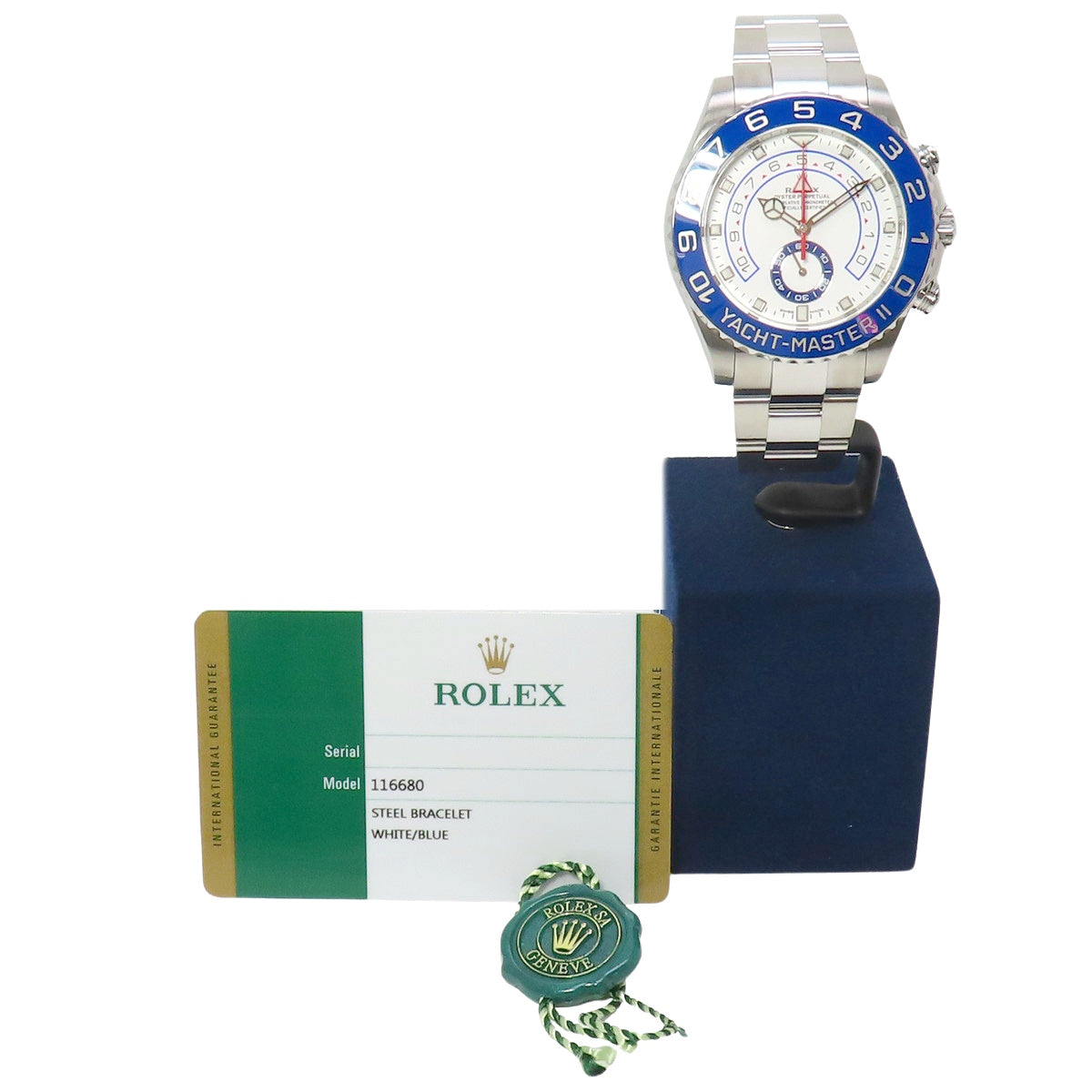 Yacht-Master II 116680 Stainless Steel Random Number White Automatic Men's