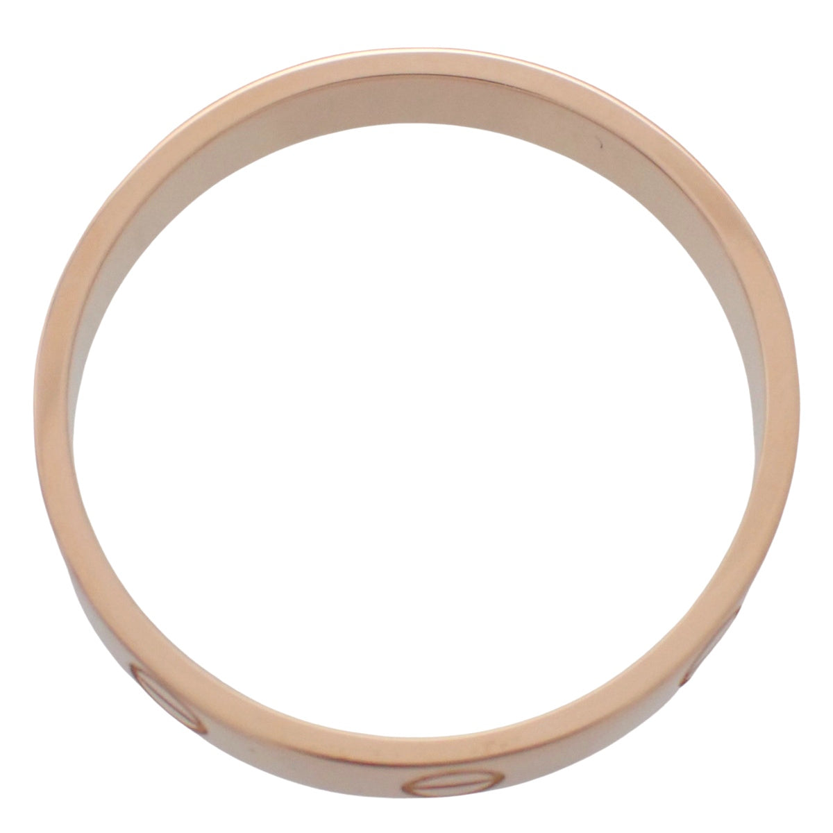 ミニ LOVE リング ピンクゴールド K18PG 3.6g