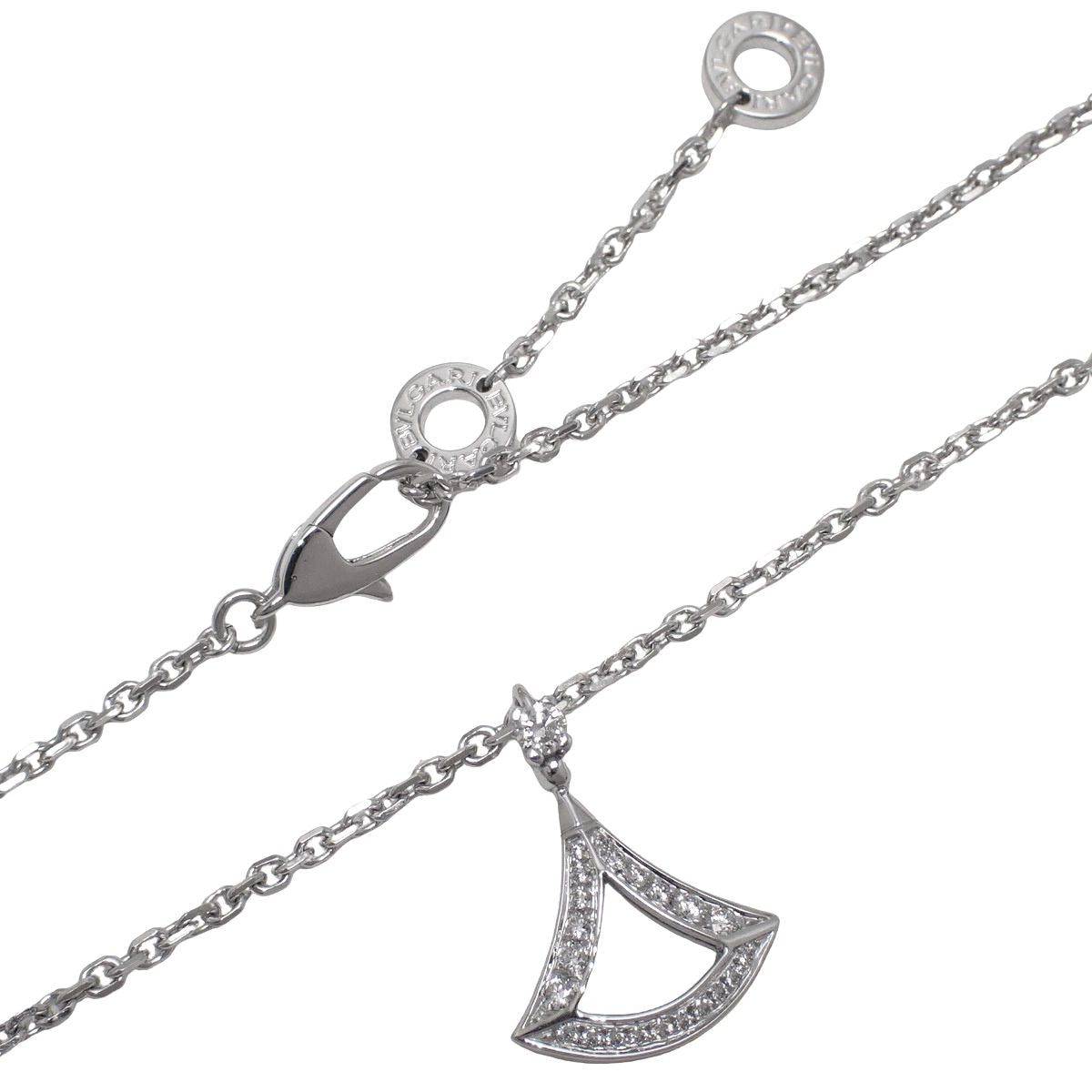 Diva Dream 钻石白金项链 K18WG