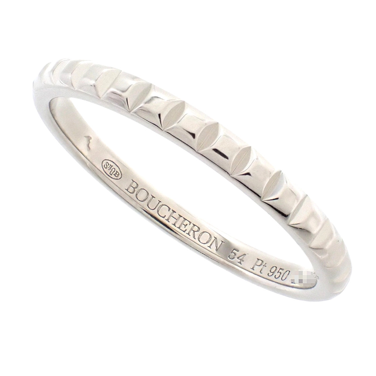 Boucheron プラチナ950 リング 54