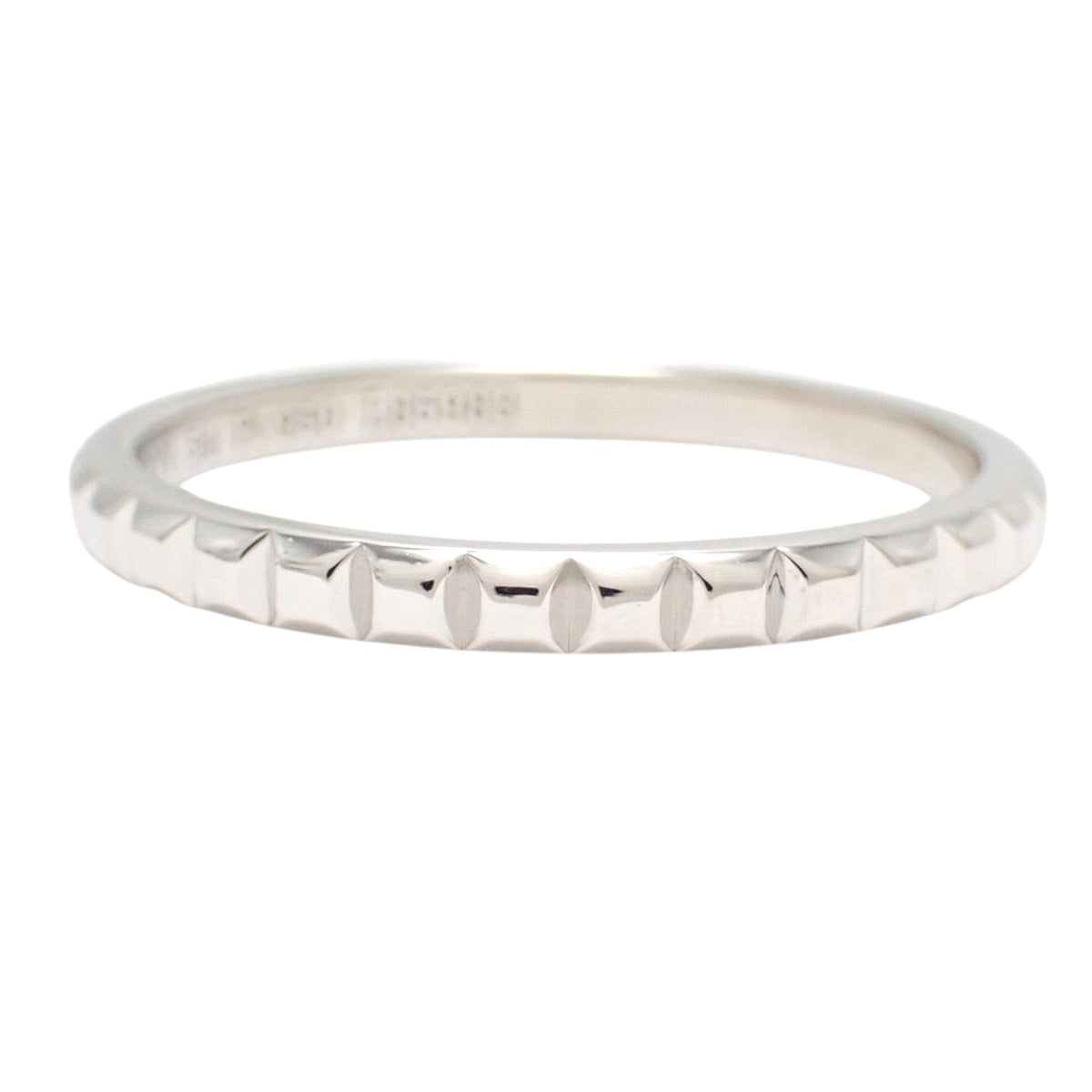 巴黎四钉铂金小戒指 (Pt950)