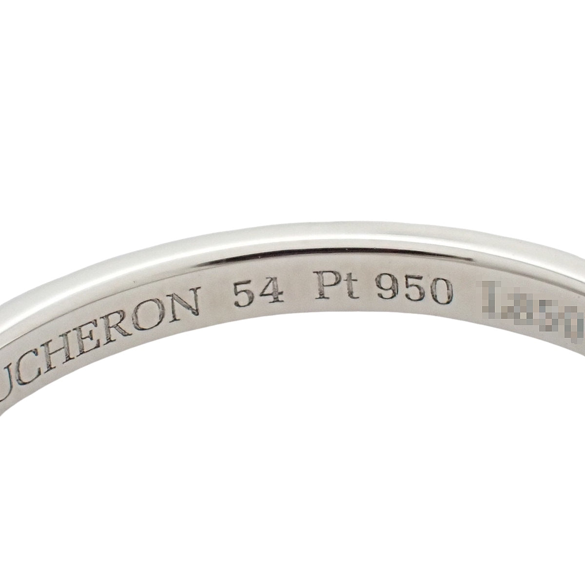 巴黎四钉铂金小戒指 (Pt950)