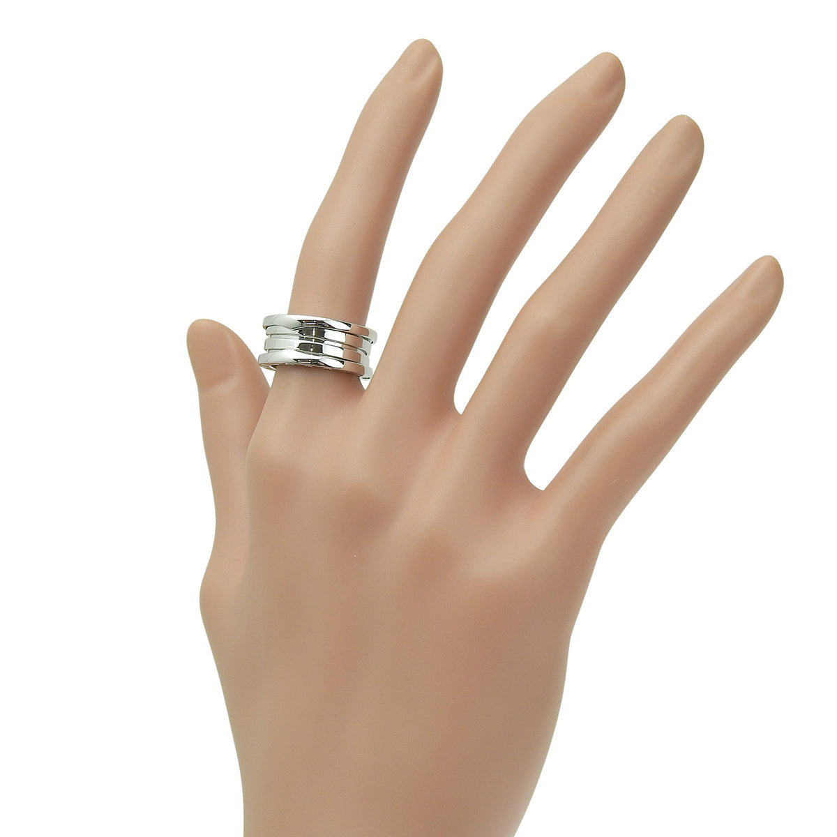 ビー・ゼロワン リング ホワイトゴールド K18WG