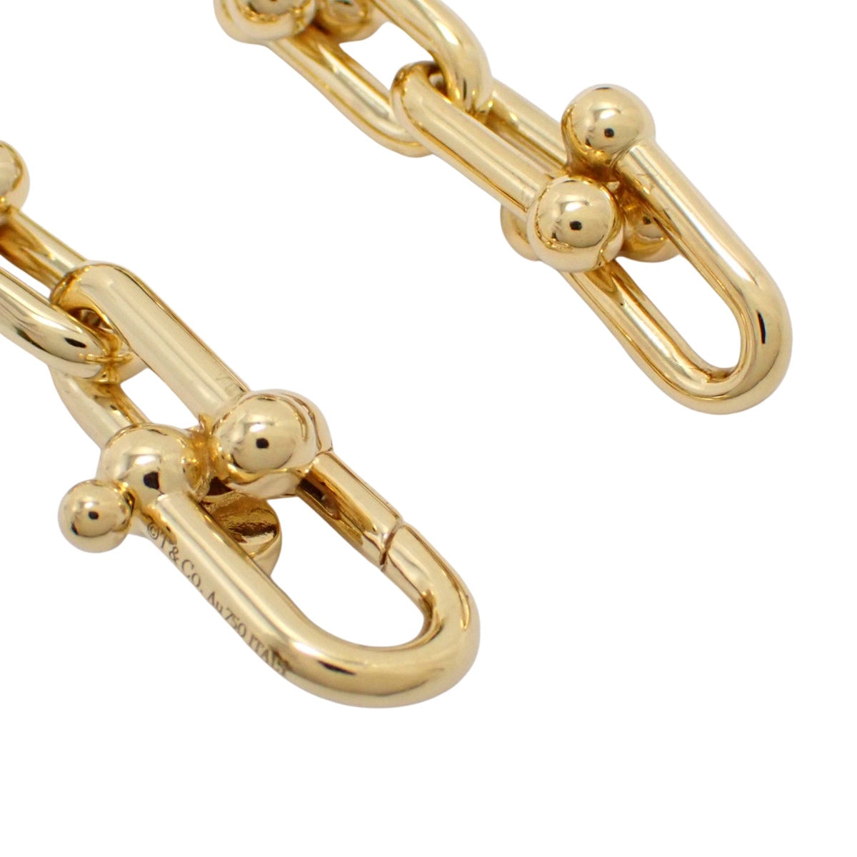 ミディアム リンク ブレスレット イエローゴールド K18YG