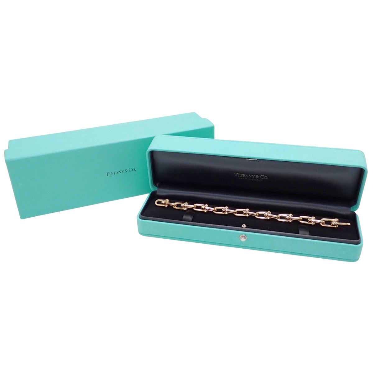 ミディアム リンク ブレスレット イエローゴールド K18YG