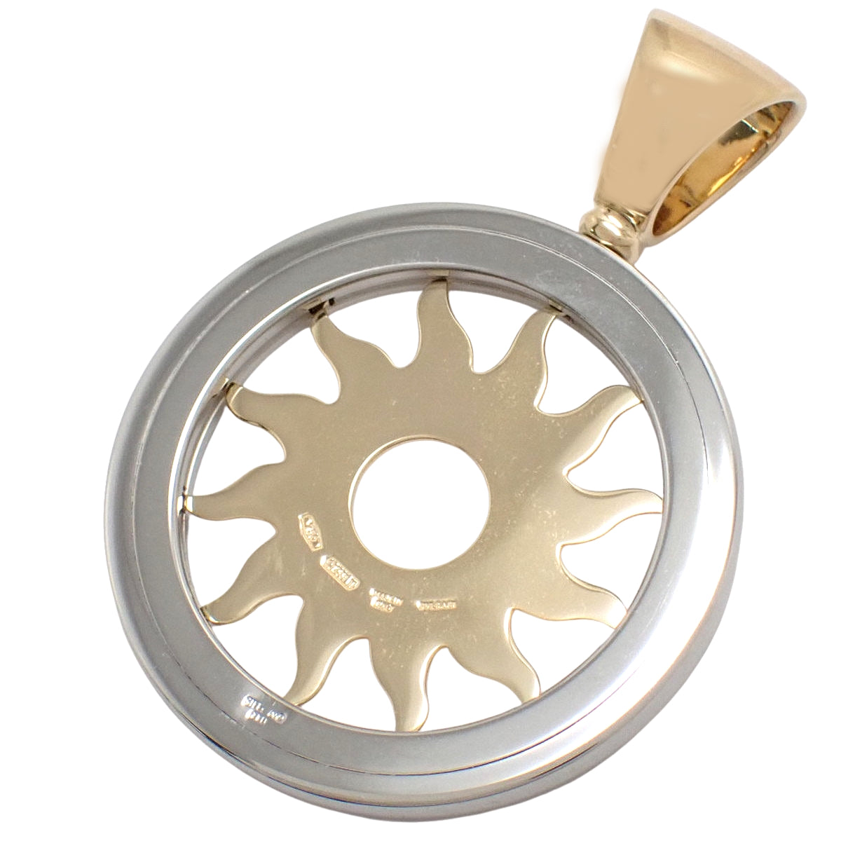 トンドサン ペンダントトップ K18YG ステンレススチール 12.7g