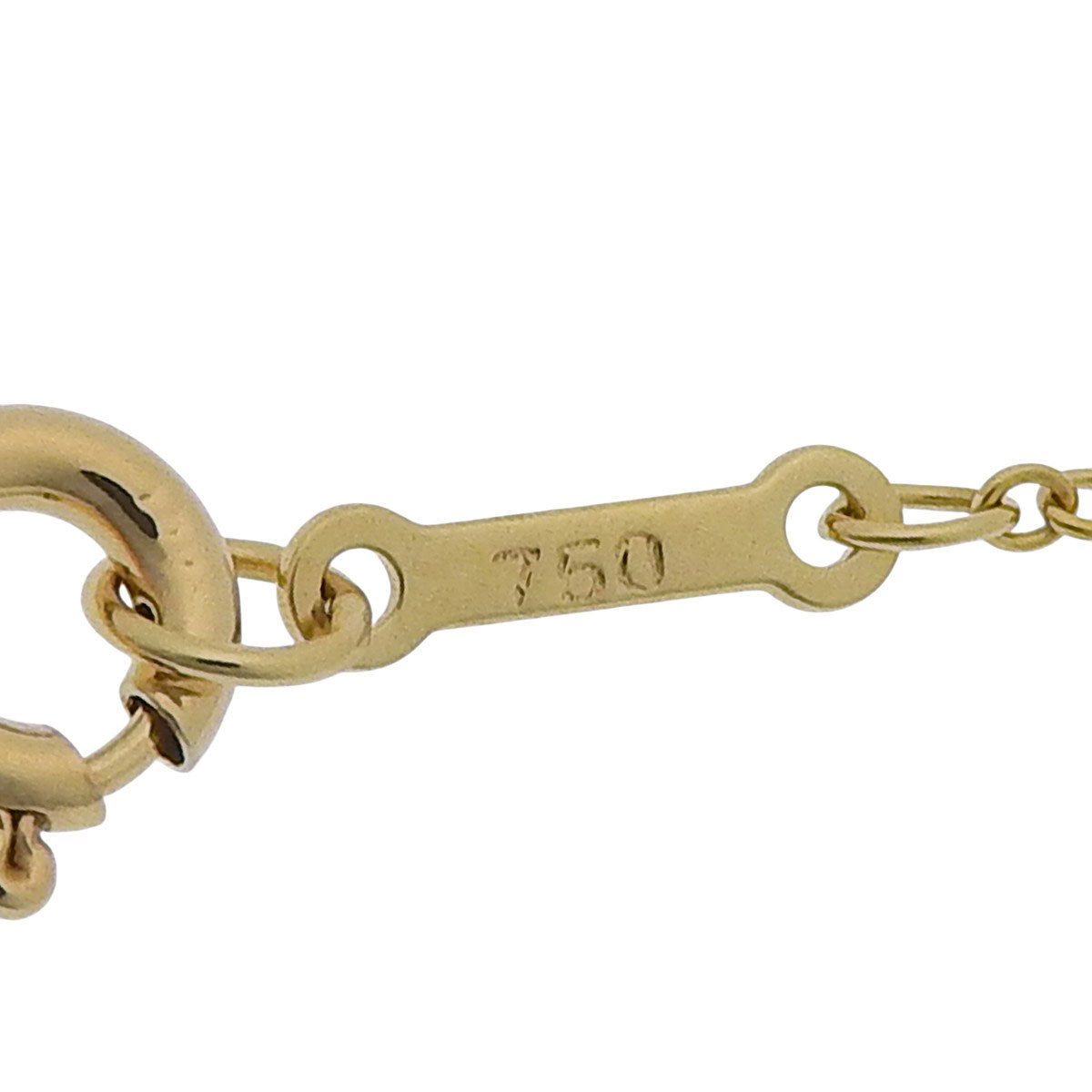 バイザヤード シングル ダイヤモンド ペンダント イエローゴールド K18YG 1.8g