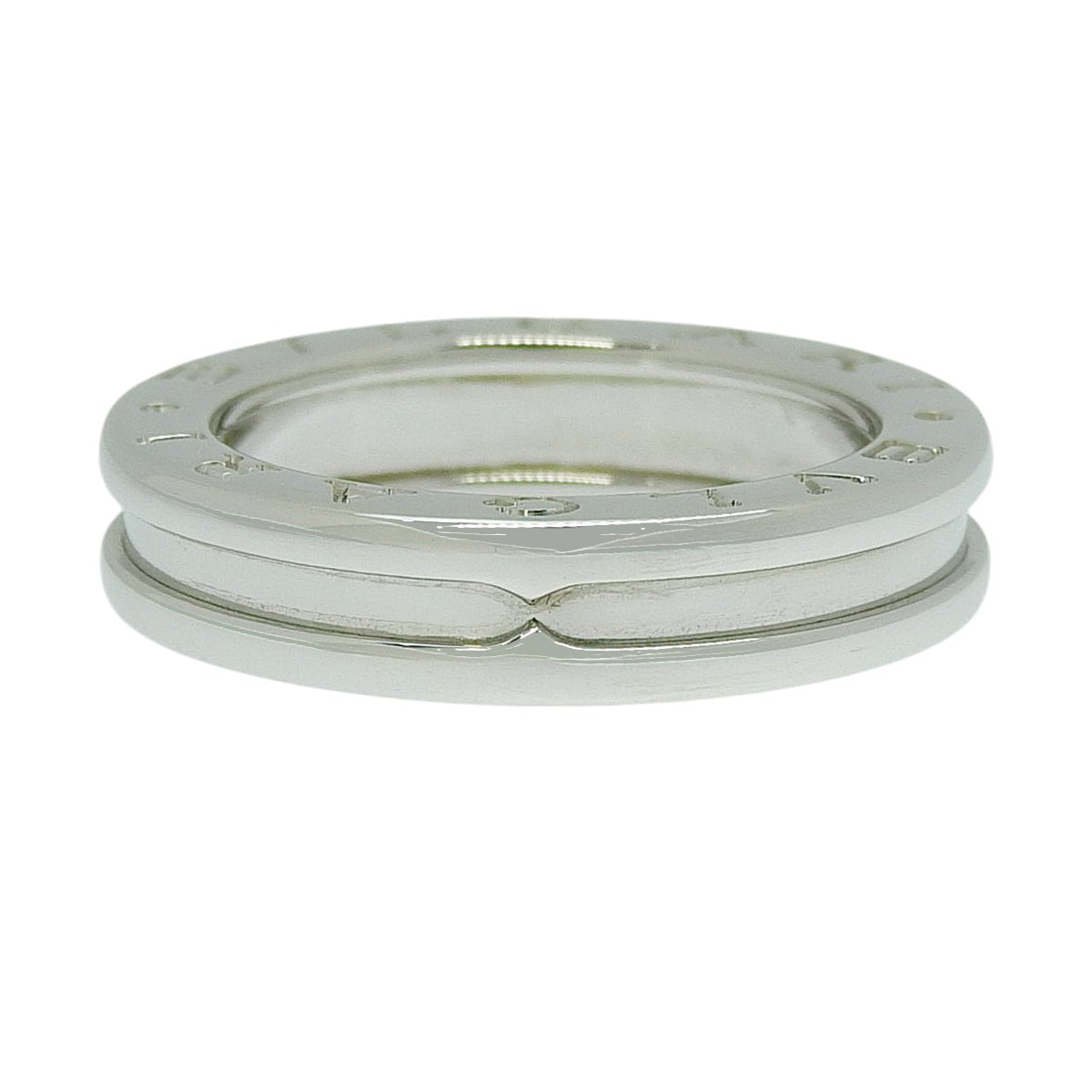 B.zero1 Ring, 1 Band, White Gold, K18WG