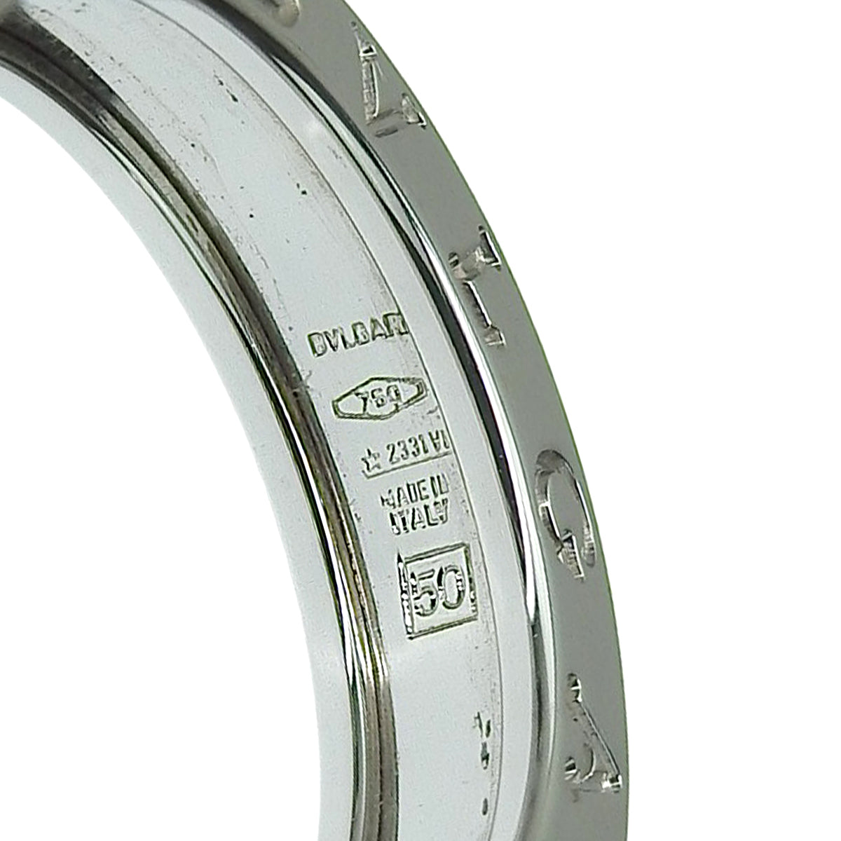 B.zero1 Ring, 1 Band, White Gold, K18WG