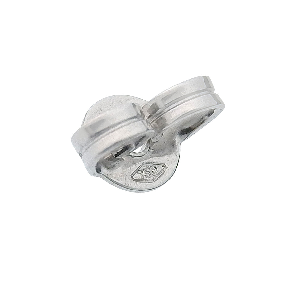 G logo earrings in white gold K18WG