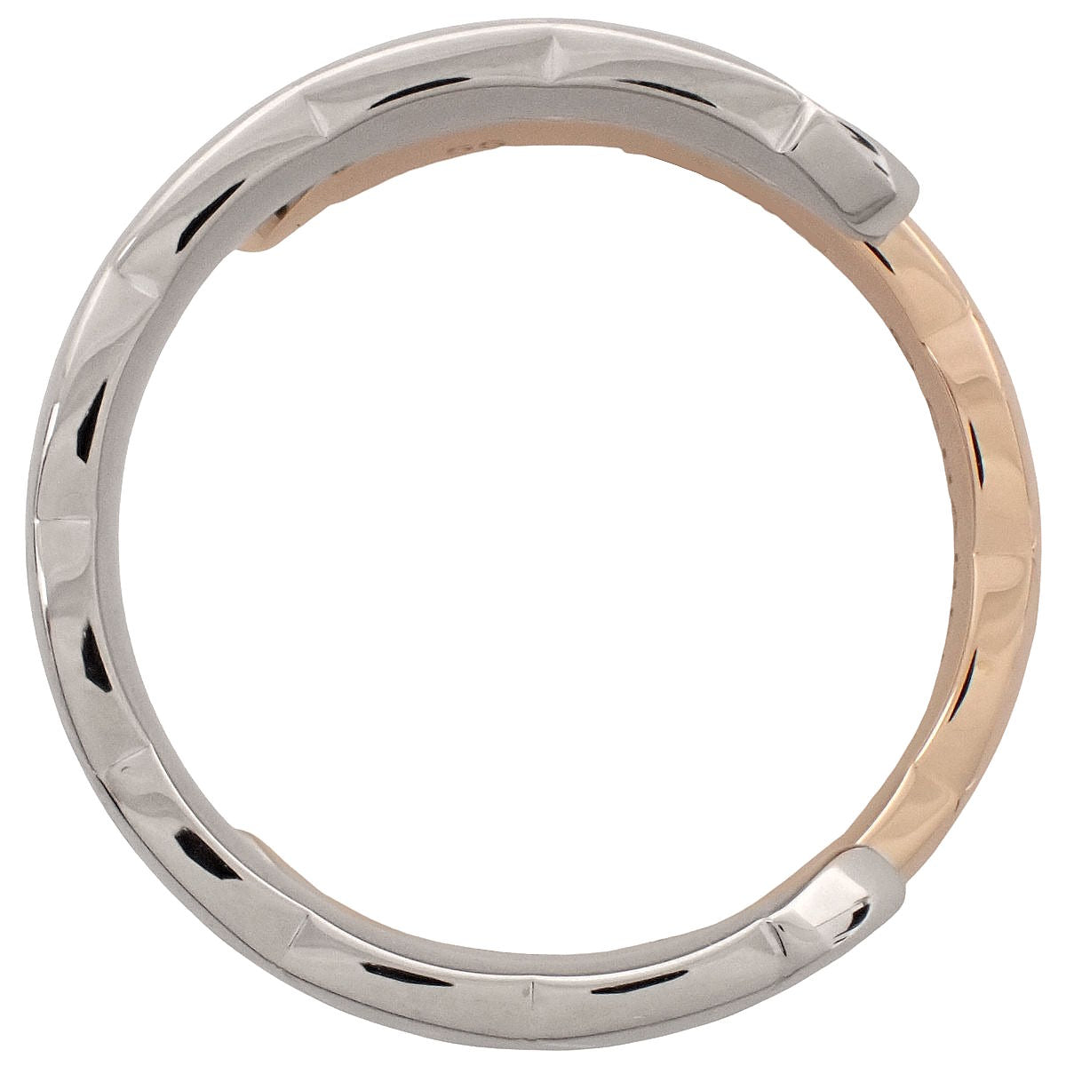 Coco Crush Large Diamond Ring in White Gold (18K White Gold) or Pink Gold (18K Pink Gold)