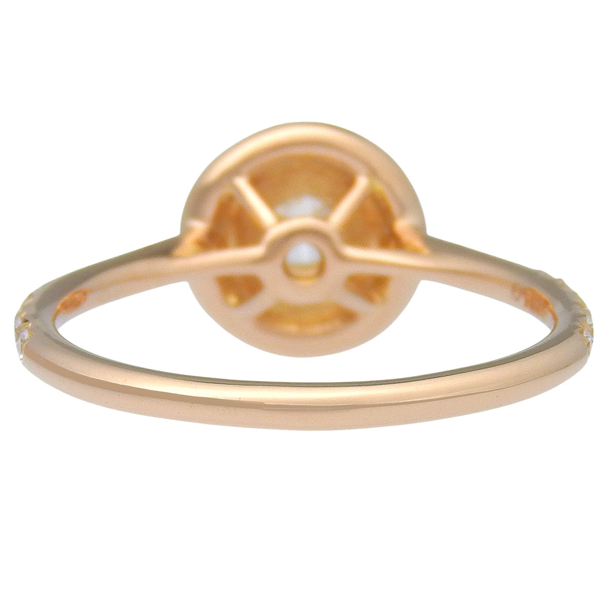 ソレスト リング ダイヤモンド ピンクゴールド K18PG 2.7g