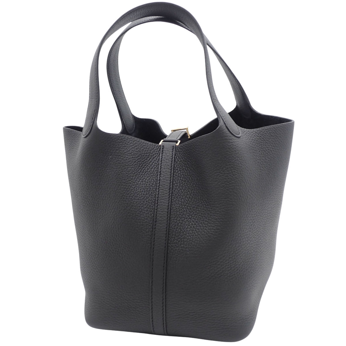 ピコタンロックMM トリヨンクレマンス ブラック ゴールド金具 W刻印