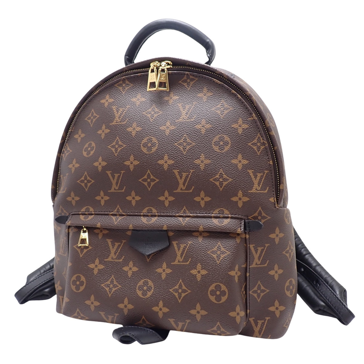 Monogram Palm Springs 背包 MM 棕色黑色 M44874