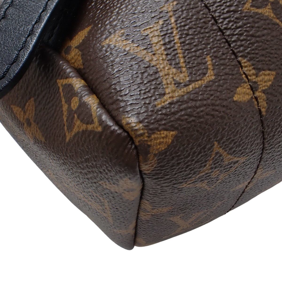 Monogram Palm Springs 背包 MM 棕色黑色 M44874