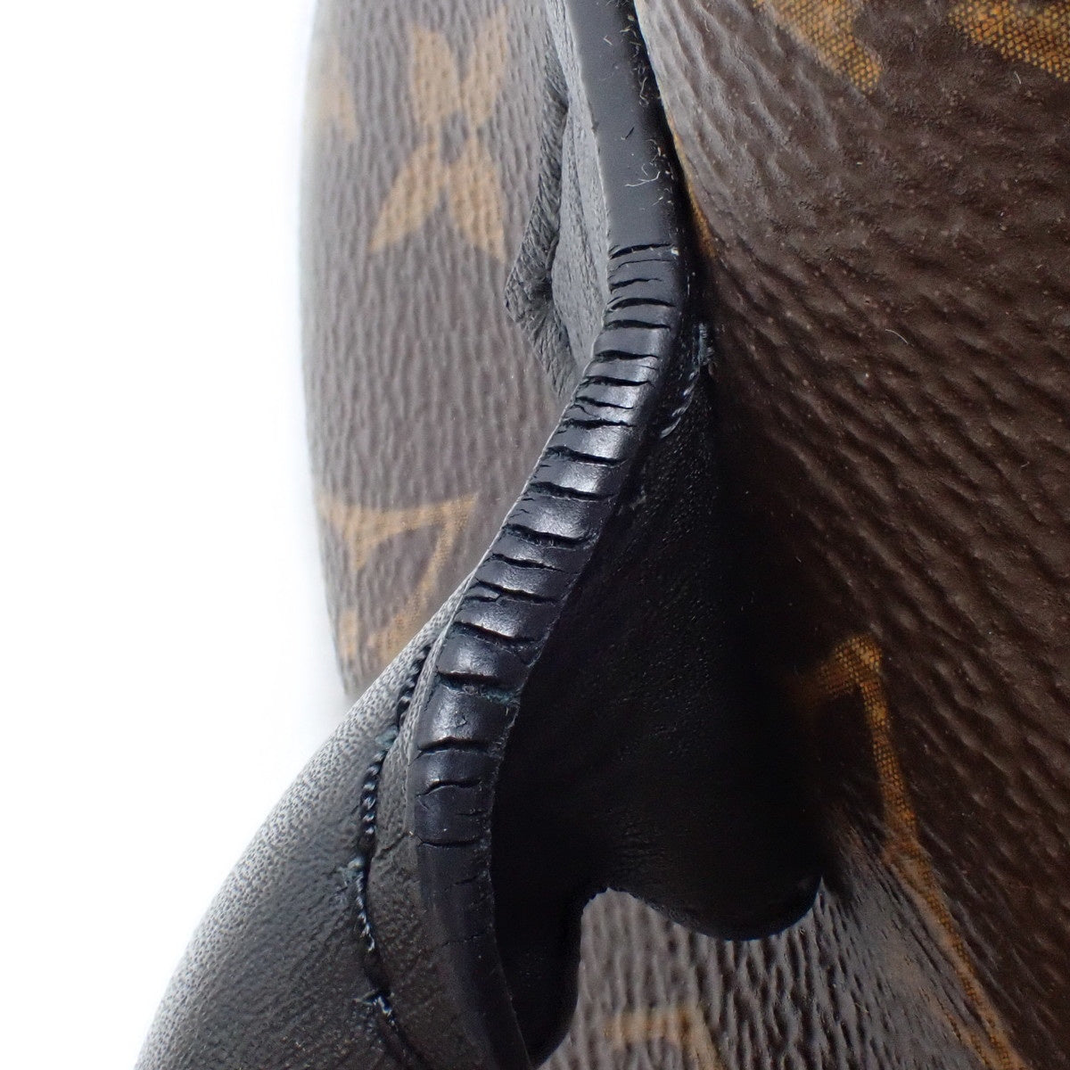 Monogram Palm Springs 背包 MM 棕色黑色 M44874