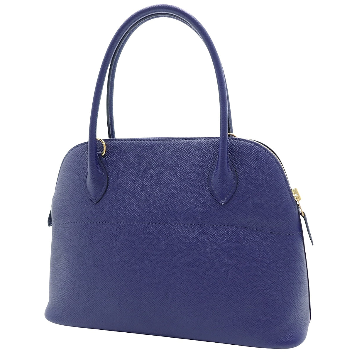 Bolide 27 Epsom Blue Anchor, gold hardware, D stamp.