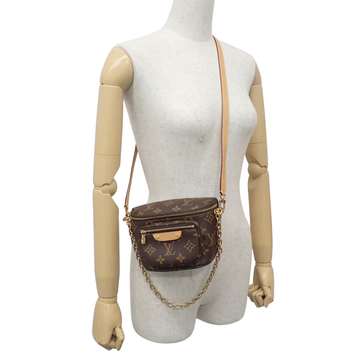 Monogram 迷你腰包 棕色 M82335