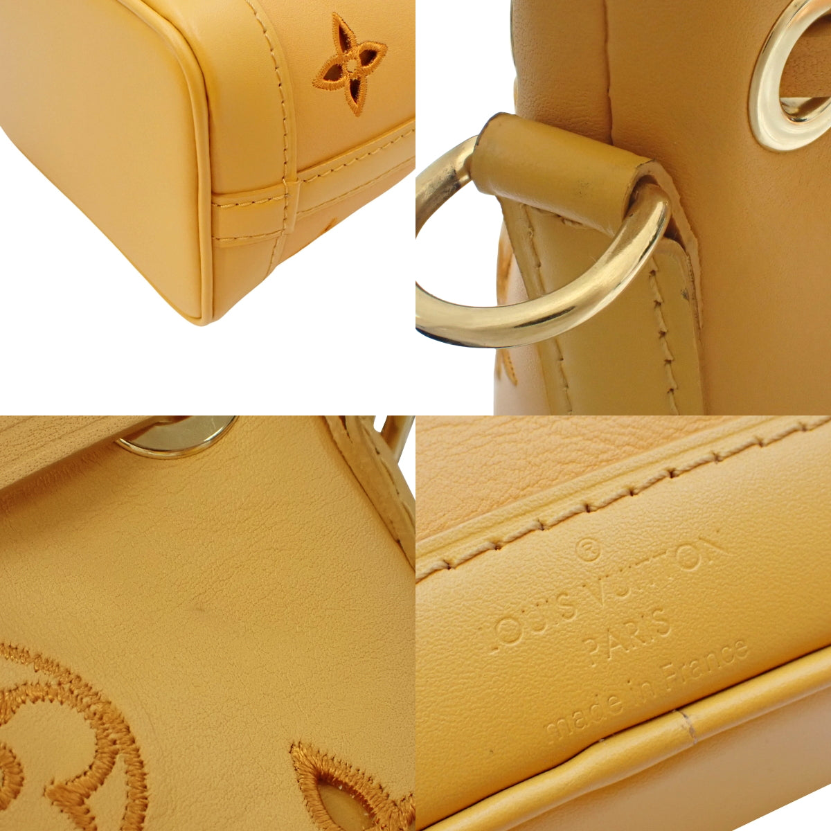 LV Broderie Anglaise Nano Noe 小牛皮藏红花 M82469