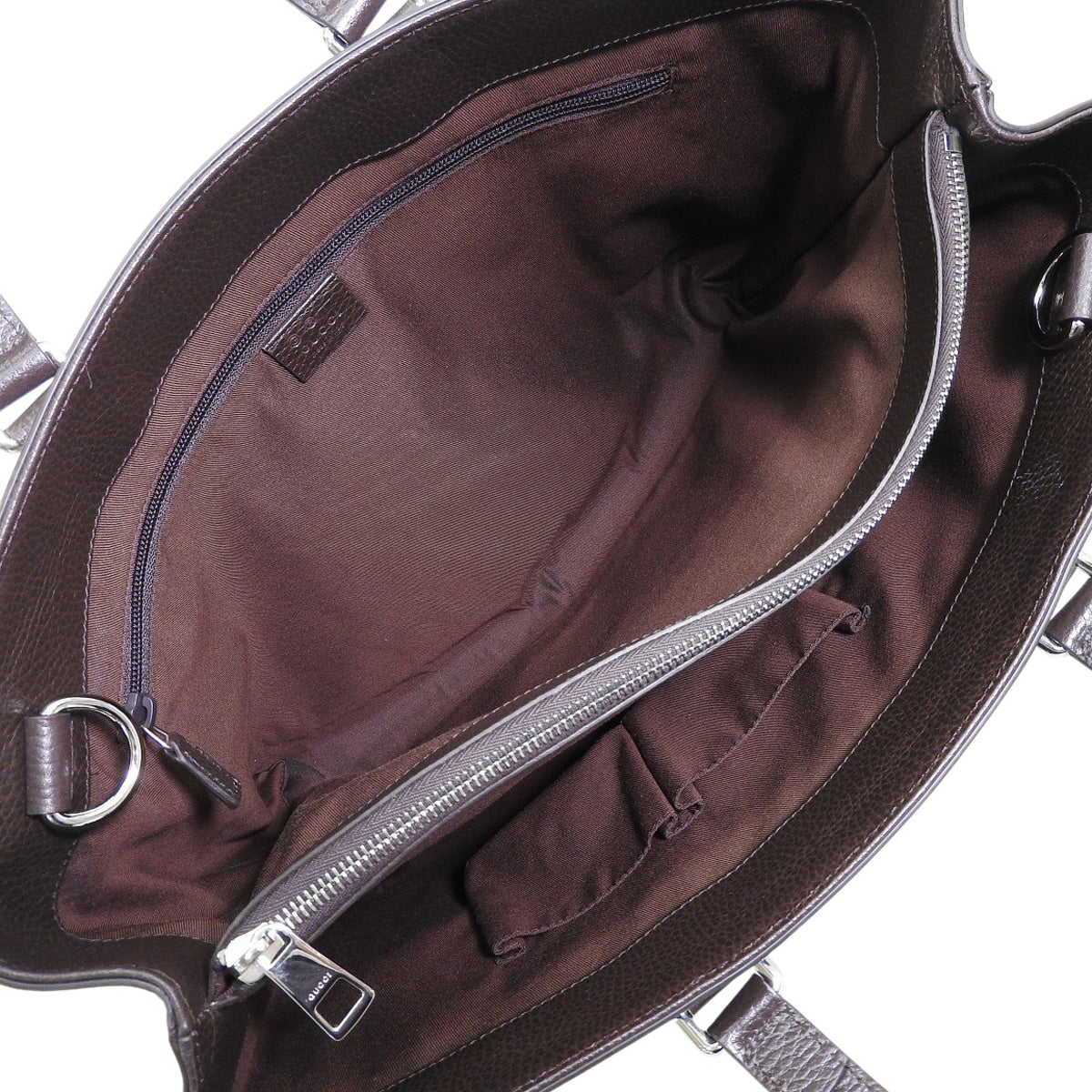 GG帆布两用手提包,皮革,米色,棕色,449169