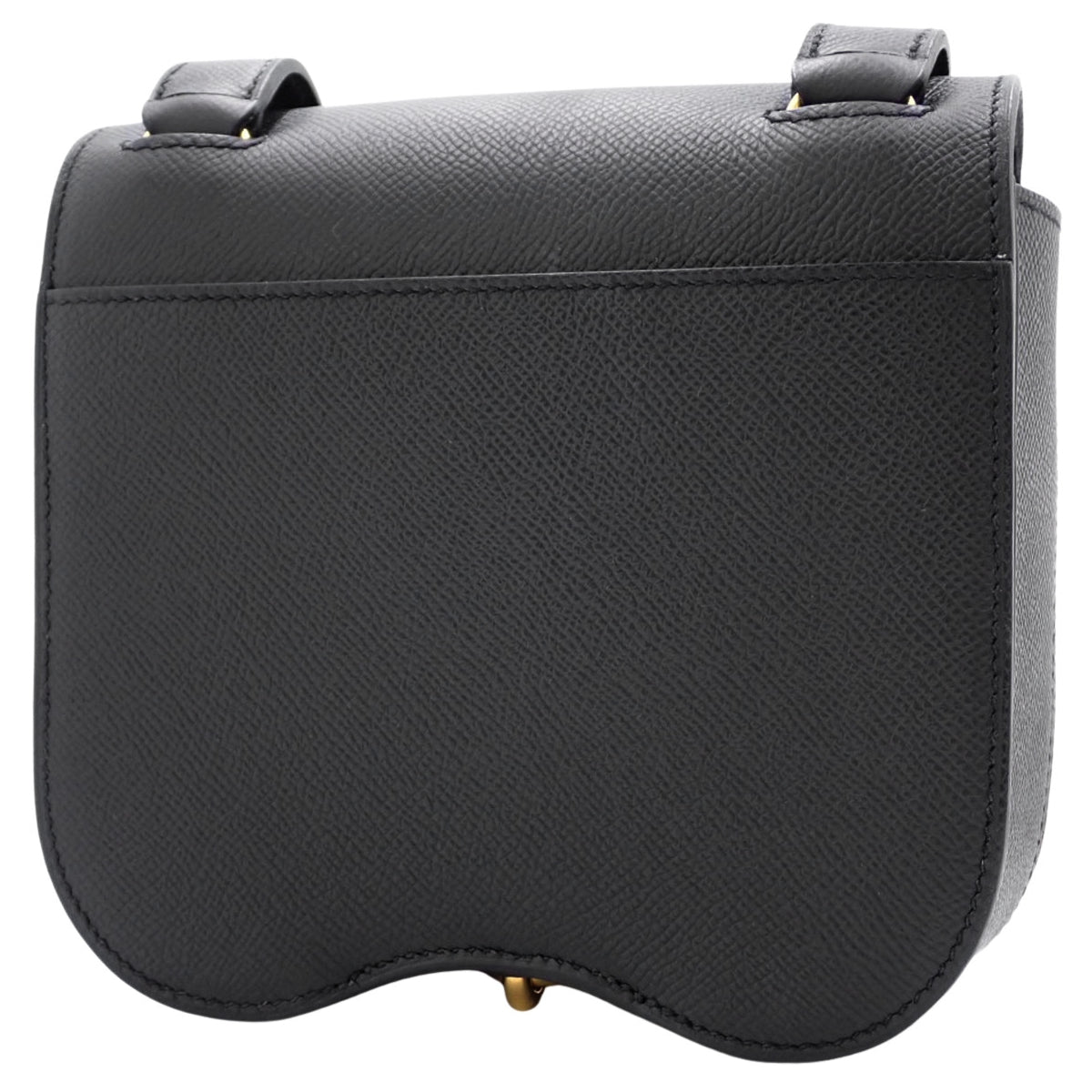 Del la Cavalleria Mini, Epsom calfskin, black, gold hardware, B stamp.