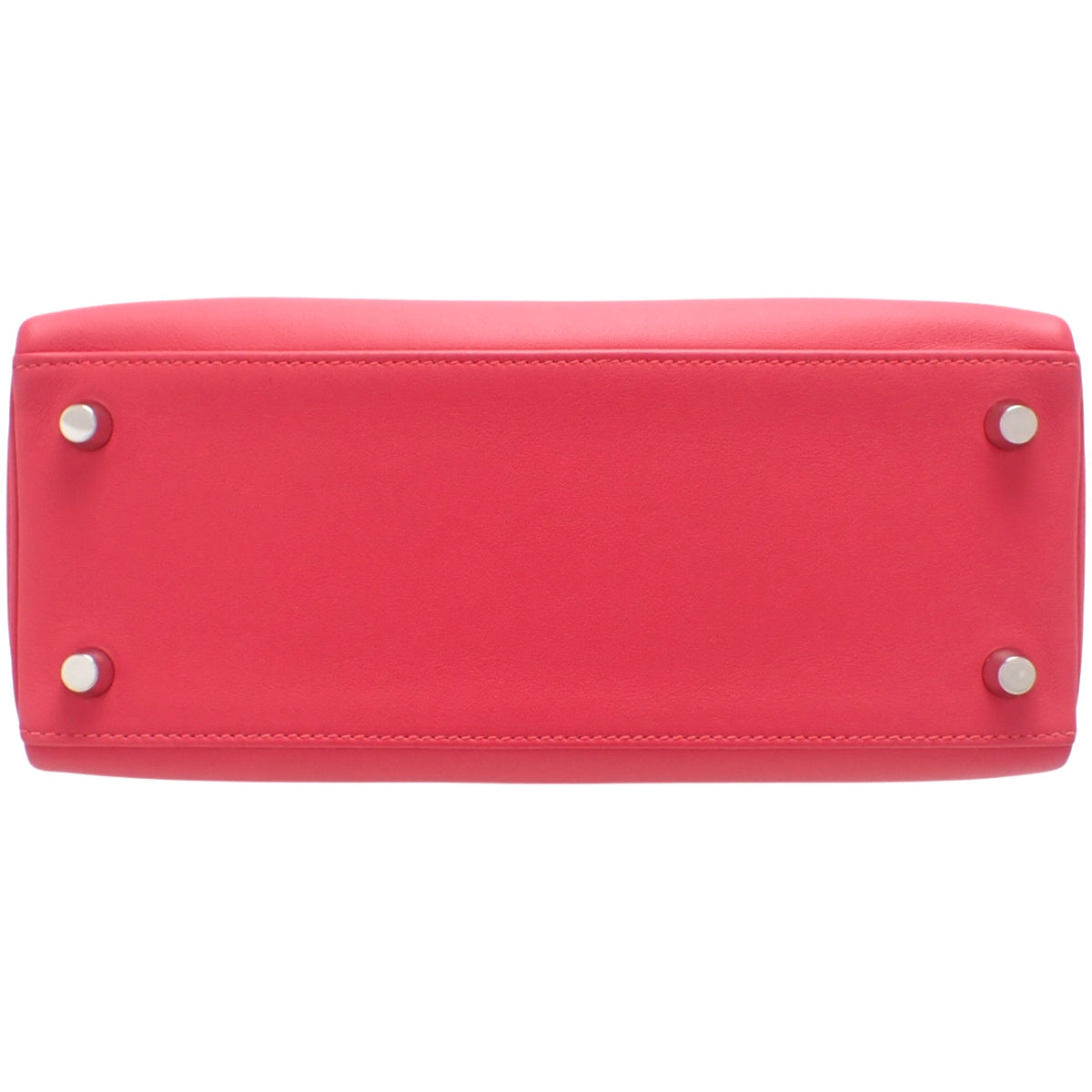 Kelly 25(内缝)Swift Framboise 银色五金 W 印章