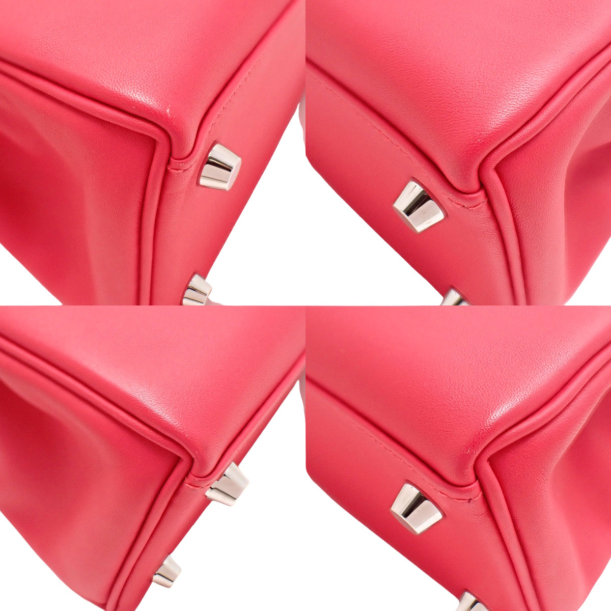 Kelly 25(内缝)Swift Framboise 银色五金 W 印章