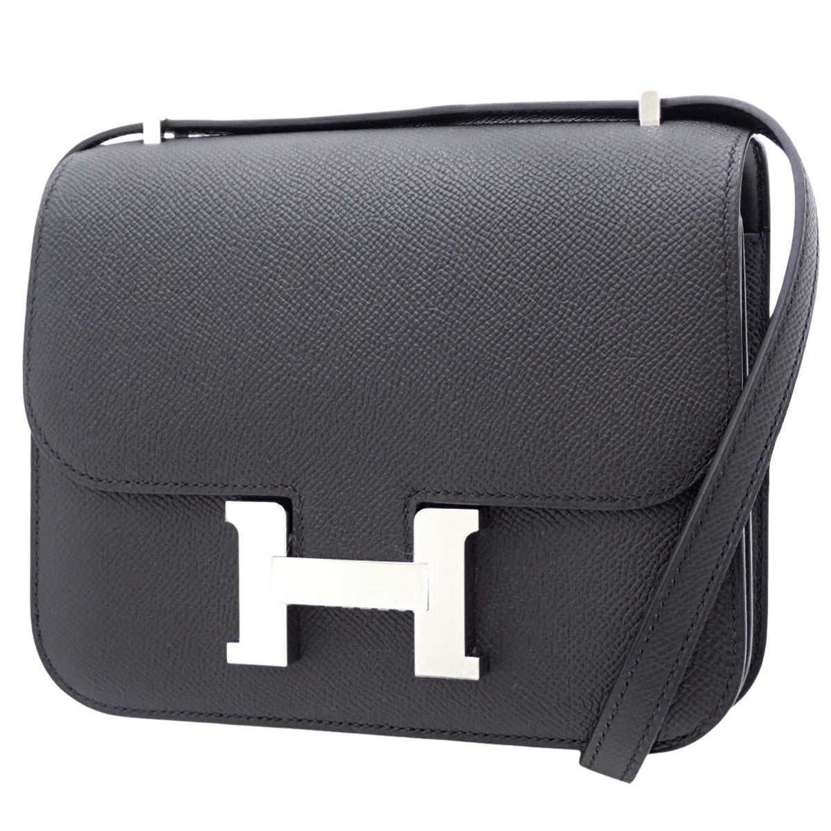 【新品】コンスタンス3 ミニ ミロワール ヴォーエプソン パラジウム金具 ブラック W刻印