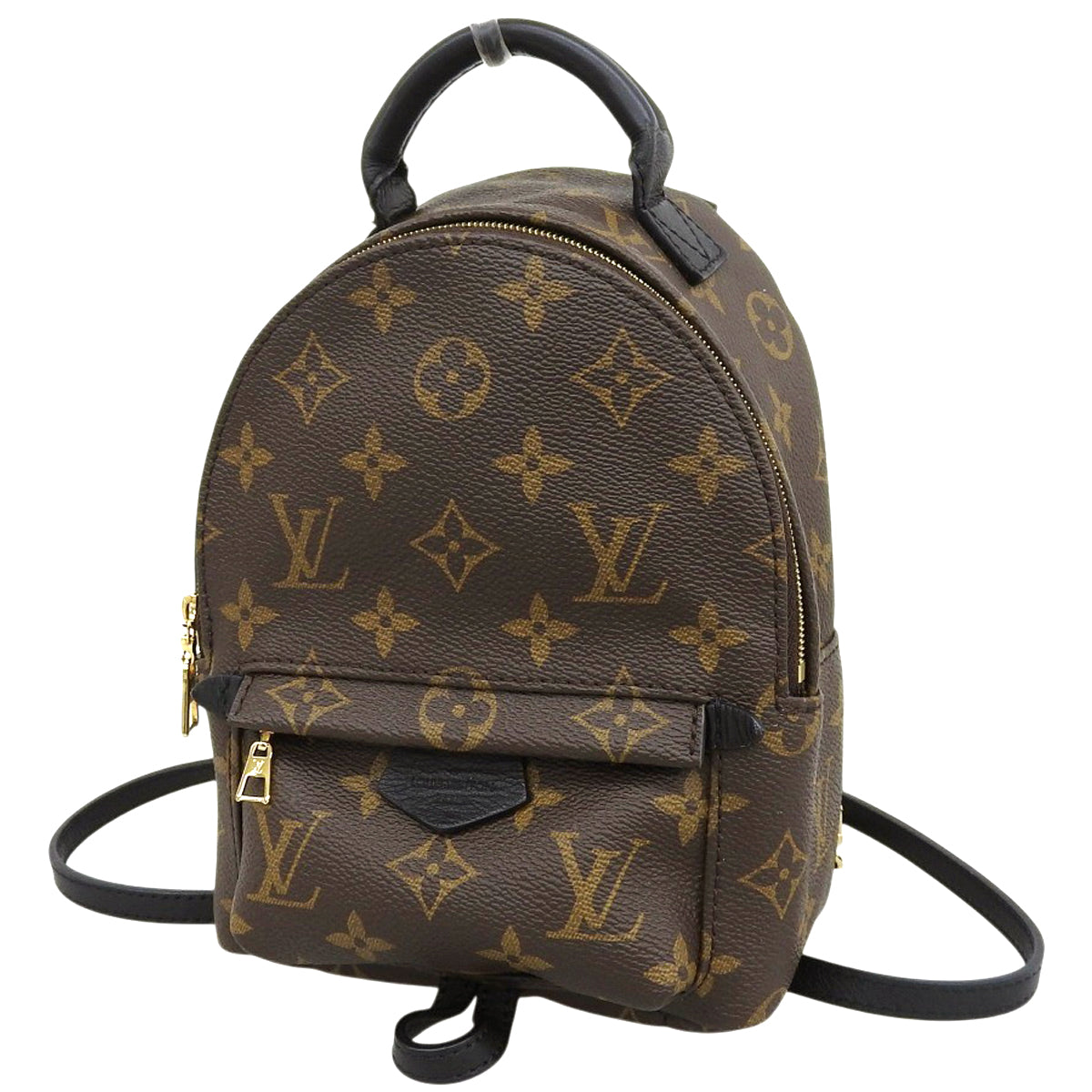 Monogram Palms Springs 双肩包 MINI 老花帆布 棕色 M44873