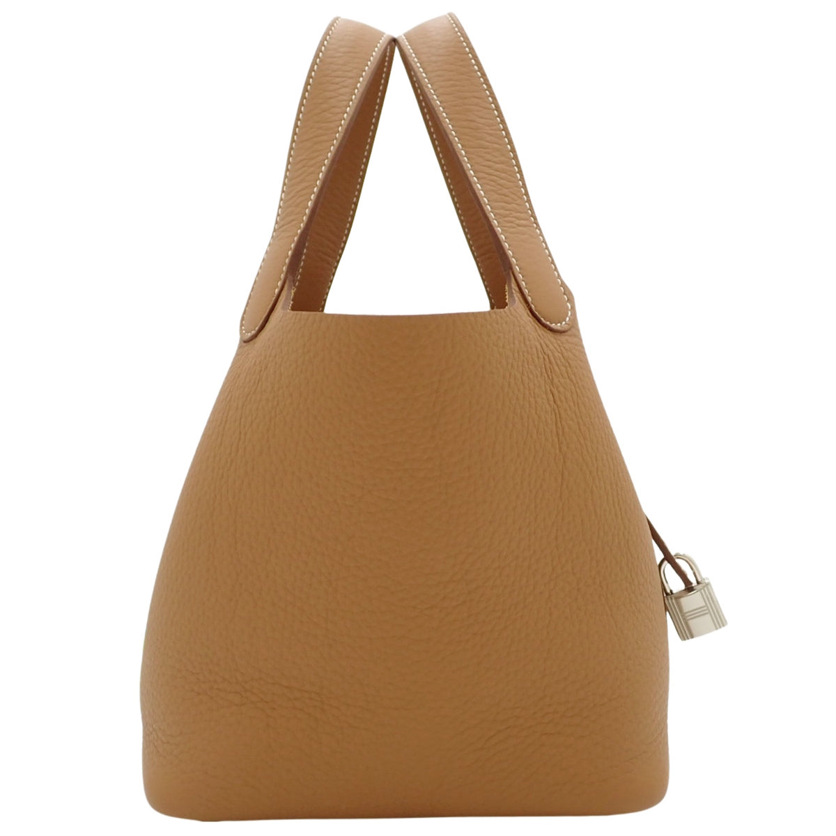 【新品】Picotin Lock PM Taurillon Clemence 皮革表带,钯金配件,金银双色配件,双印记