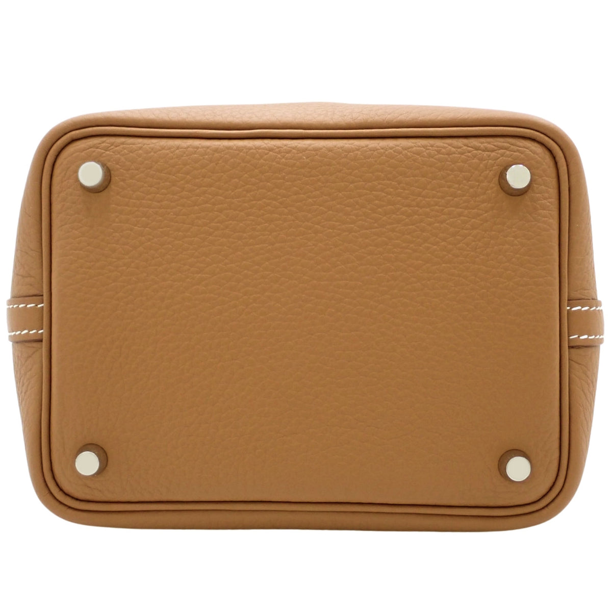 【新品】Picotin Lock PM Taurillon Clemence 皮革表带,钯金配件,金银双色配件,双印记
