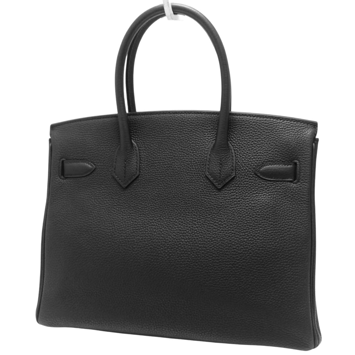 Birkin 30 Togo, Black, Gold Hardware, A stamp.