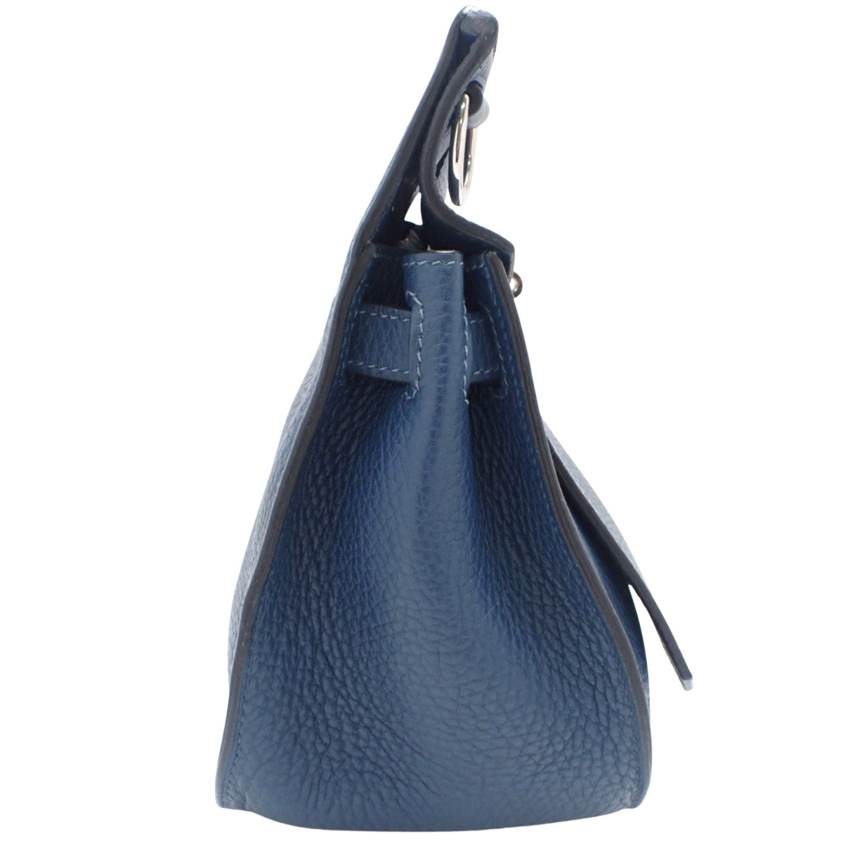 Gypsier 28, Triomphe Clemence leather, deep blue, silver hardware, Y hallmark.